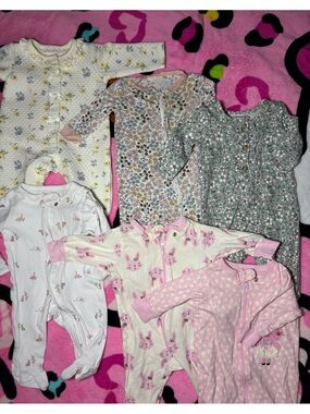 Baby girl pajama bundle